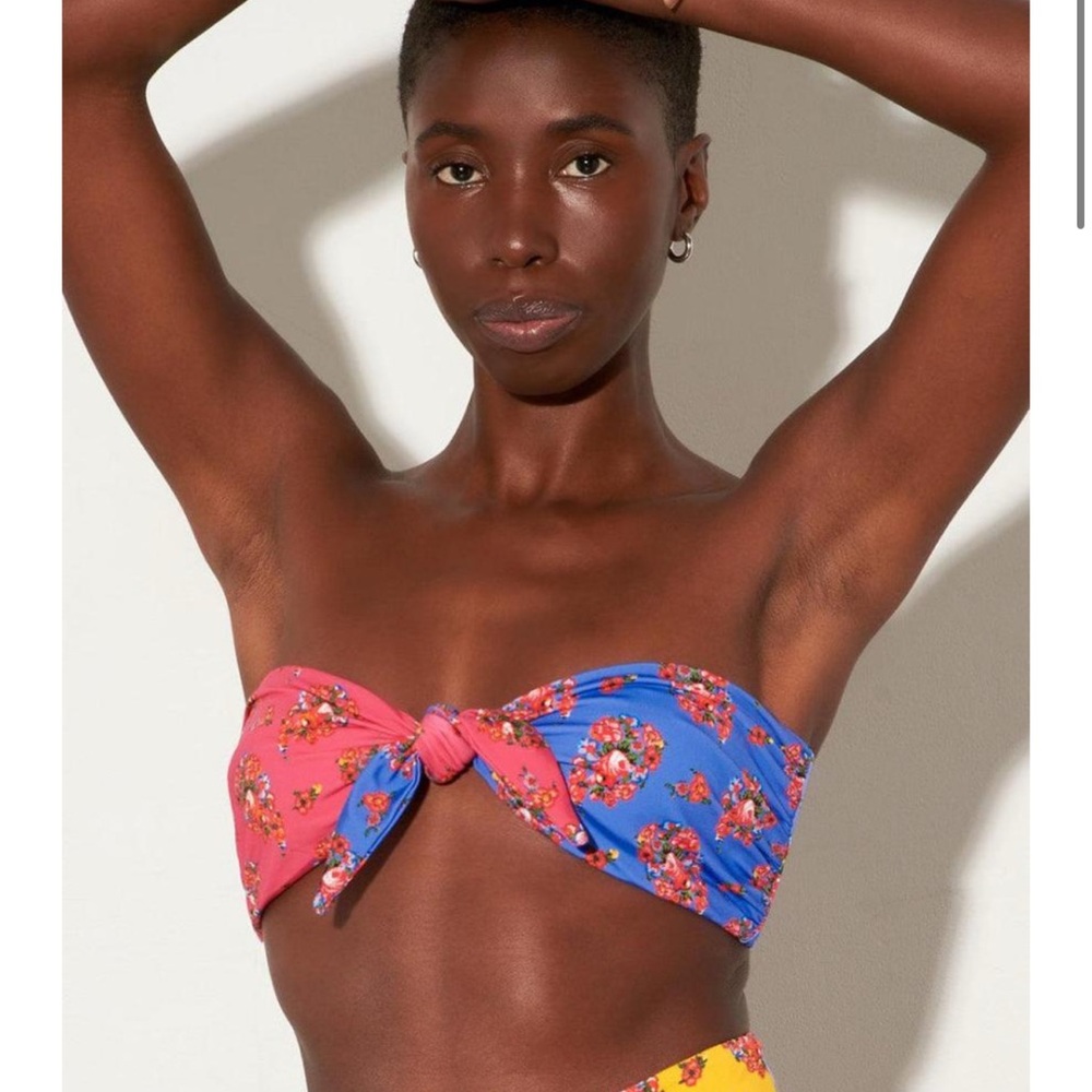 Mara Hoffman strapless Kai bikini top